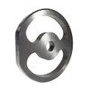 Grinder Plate with 1 Flat Edge for #22 Grinders, Butcher