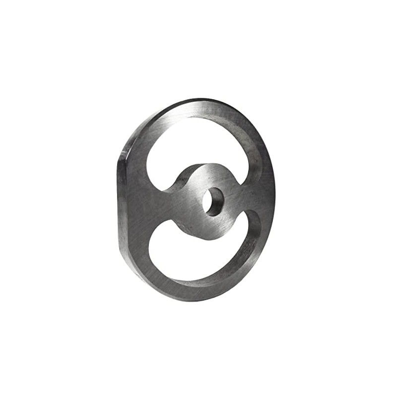 Grinder Plate with 1 Flat Edge for #22 Grinders, Butcher