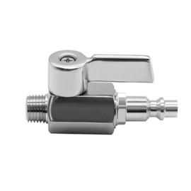 Beduan Air Quick Conect Plug Hose Fittings Ball Valve, Stainless Steel 1/4 Inch NPT Male Air Coupler Plug Compressor Shut Off Vavle
