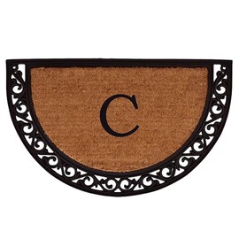 Calloway Mills Ornate Scroll Monogram Doormat 30" x 48" (Letter C)