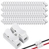 80PCS CH2 Quick Connector Stable Quick Electrical Cable Clamp Terminal