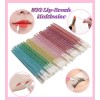 300 Pzas Lip Brush Glitter Para Labios Pestañas,microblading