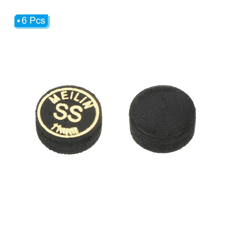 PATIKIL 11mm Pool Cue Tips, 6 Pack Super Soft Multiple