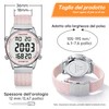 Pedometer Wrist Watch for Women, You Can Enjoy Steps, Mileage,