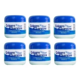 belcapel 6 Pzas Matizador Azul Colágeno+queratina Belcapel Cabello
