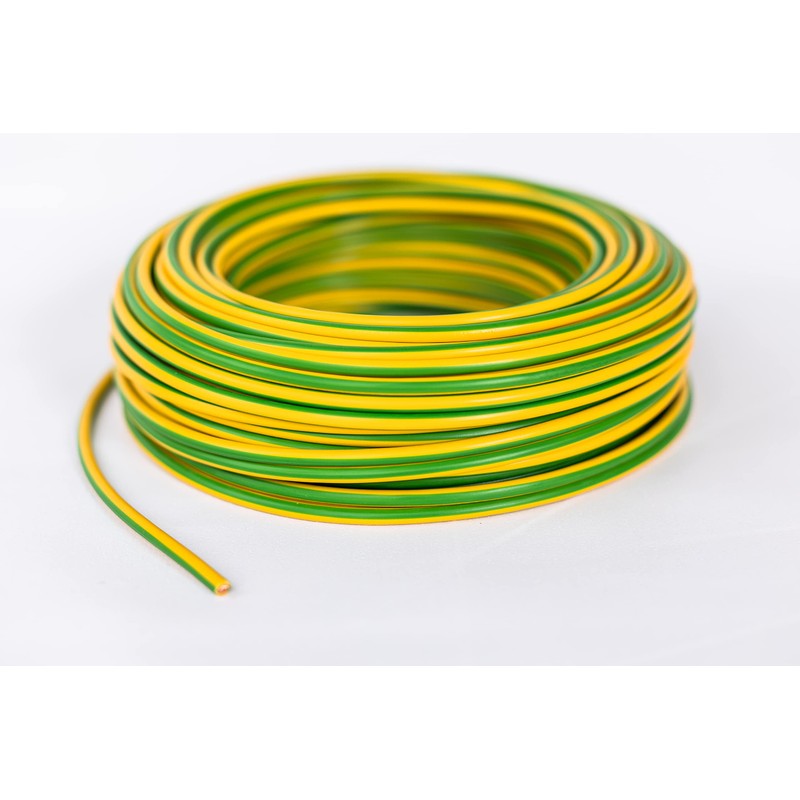 H07V-K Earth Cable 4 mm² – Green/Yellow – Wire Cable