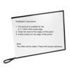 uxcell Edge Trim U Seal Extrusion, Silicone Black U Channel