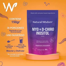 Nw Myo & D-chiro Inositol Polvo 40:1 Coq10 D3 Hierro 150gr