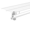 ClosetMaid 5655 Hang Rod Support Conversion Bracket, White