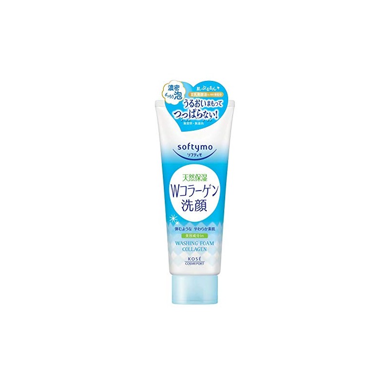 KOSE Softymo Facial Cleansing Foam (Collagen) x 4 Packs