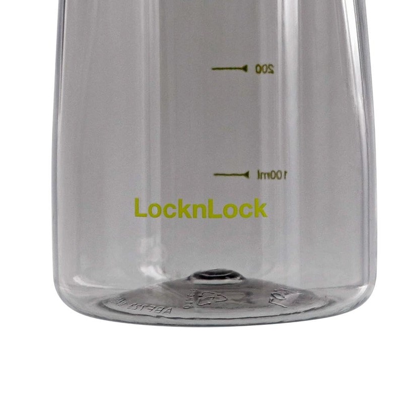 LIV PLUS Water Bottle Lightweight 550ml Black ABF723BLK Lock &