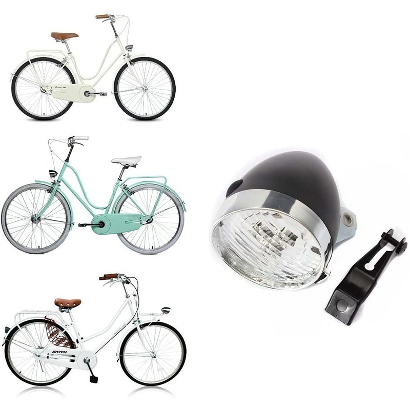 BlueSunshine Vintage Retro Bicycle Bike Front Light Lamp 3 LED