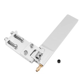 WANGCL RC Boat Rudder Aluminium Suction Rudder Steering Ruder RC Boat Kit for RC Boats RC Racing Boat 95 mm White