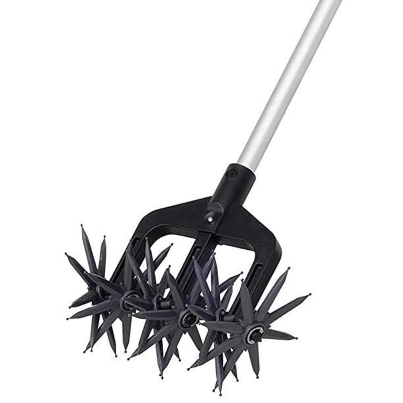 Rotary Cultivator Tool, Garden Handheld Tiller, Cultivator Cordless Tiller for
