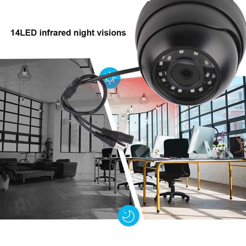 1080p CCTV Dome Camera AHD Camera Surveillance NTSC System for