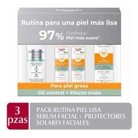 Kit para el cuidado de la piel Eucerin Pack Piel Lisa Serum Facial + Protectores para piel Todo tipo de piel - 3 piezas