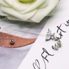 CHARMONLINE 14G Heart Flexible Clear Acrylic Pregnancy Belly Button Ring