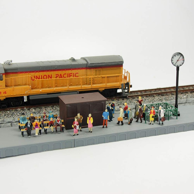 Evemodel P8715 100pcs HO Scale 1:87 Seated and Standing People