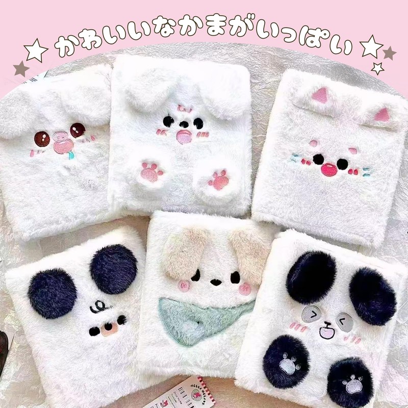 Sealing Book, Transparent, A6 Refill, Cute, Plush, Girls, Drop Seal,