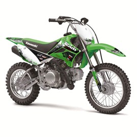 Team Racing Graphics kit Compatible with Kawasaki 2010-2020 KLX 110, Scatter
