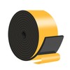 MIKONIYA Weather Stripping Tape, Black, 4 in x 1/4 in