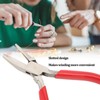 Jewelry Plier Slotted High Carbon Steel Rubber Handle Wire Bending