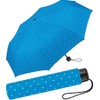 Super Mini Women's Pocket Umbrella Flash Manual Dots, lightblue, Pocket