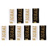 5 Sets Graduation Sash Polyester Party Congratulation with Letter Keepsake