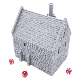 Norman Stone Manor by Printable Scenery, 3D Printed Tabletop RPG Scenery and Wargame Terrain 28mm Miniatures