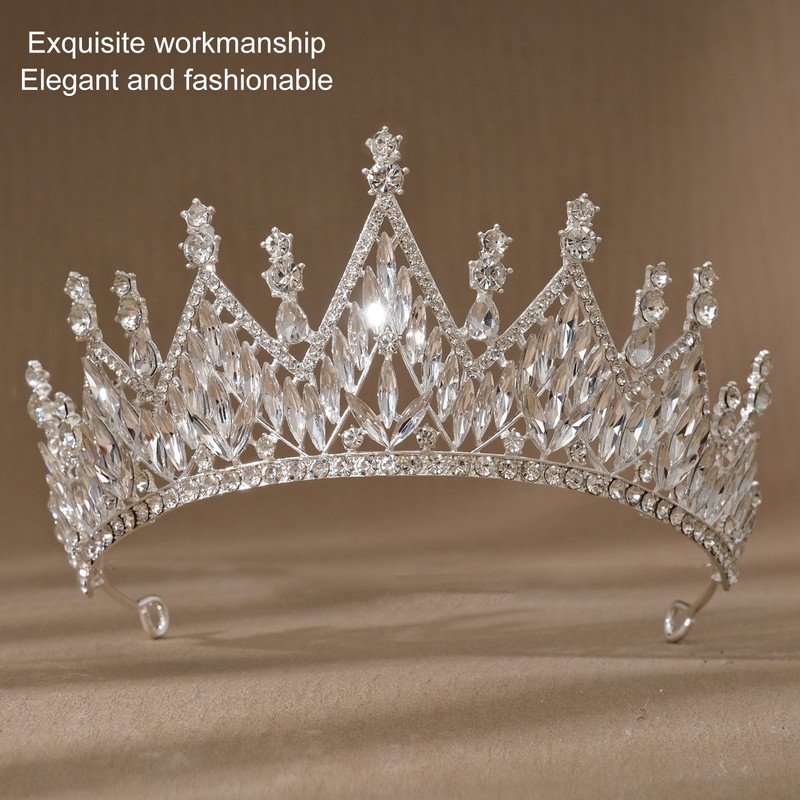 Women Wedding Crown Exquisite Rhinestone Bride Crown Hair Accessories for