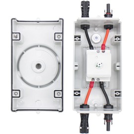 Solar DC Disconnect Switch-HXH 2-in-2-out 1000V IP66 Isolator Switch, Versatile for Home and Commercial Solar Systems,for On/Off Grid Applications