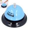 Call Bell, Classic Bell‑shaped Restaurant Ring for Bar/Diet Bar/coffee Shop/restaurant(blue)