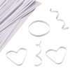 Easytle 5" Paper White Twist Ties 100 Pcs
