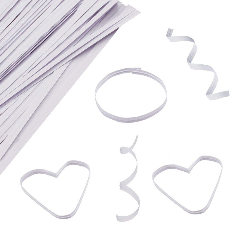 Easytle 5" Paper White Twist Ties 100 Pcs