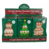 Kurt Adler Battery Operated Santa, Snowman and Christmas Tree Clip Lights, 3 ...