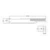 PrimoChill Universal Aluminum SX GPU Support Bracket - Gold