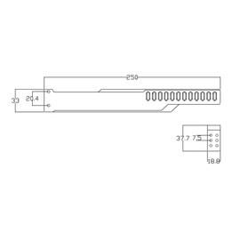 PrimoChill Universal Aluminum SX GPU Support Bracket - Gold