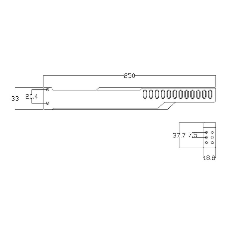 PrimoChill Universal Aluminum SX GPU Support Bracket - Gold