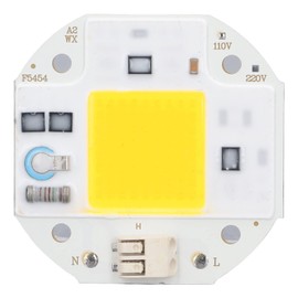 Lámpara COB de 110 V Chip de Luz COB Chip LED de Alta Potencia Disipación de Calor Chip LED COB de Espectro Completo de Aluminio Emisor de Luz COB de Alto Brillo Sin(100W Cold White 5800K-6500K)
