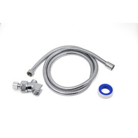 Showertopia Handheld Showerhead Part Set Arm Mount, Hose, Teflon Tape