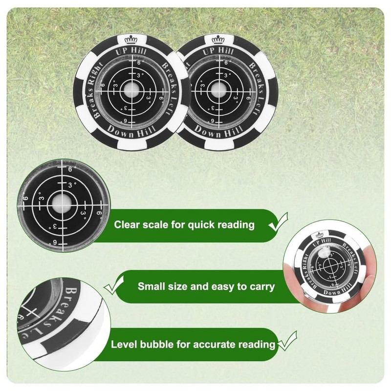 ZMShenMa 1 Pcs Golf Cap Clip Ball Marking With High-Precision