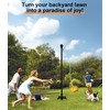 Garbuildman Tetherball Set with Rope for Outdoor Backyard, Adjustable Tether