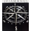 Diamond Etched Products Brilliant ENGRAVED Compass Car Tag Diamond Etched