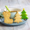 Decora 0255096 Plastic Cookie Cutter Christmas Tree and Boots 2-Piece