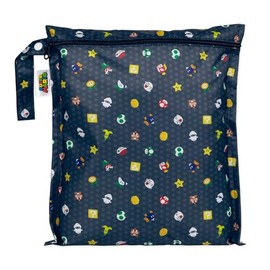 Bumkins - Bolsa húmeda impermeable para bebé, viajes, traje de natación, pañales de tela, piezas de bomba, piscina, playa, ropa de gimnasio, artículos de cambiador, gancho para carriola, guardería