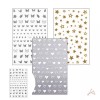 분장용 스티커 축제소품 행사분장용스티커 Makeup Stickers for Festivals and Events [White Heart]