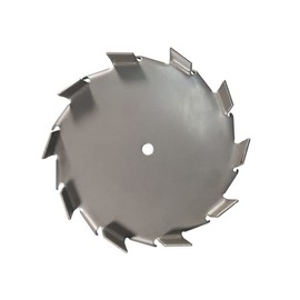 PGFUN 304 Stainless Steel Dispersing Disc 30-500mm/1.2-19.7 inch Dispersion Impeller High Speed Dispersing Machine Blade Paddle Impeller with 8mm Shaft Hole (Dia 80mm/3.1")