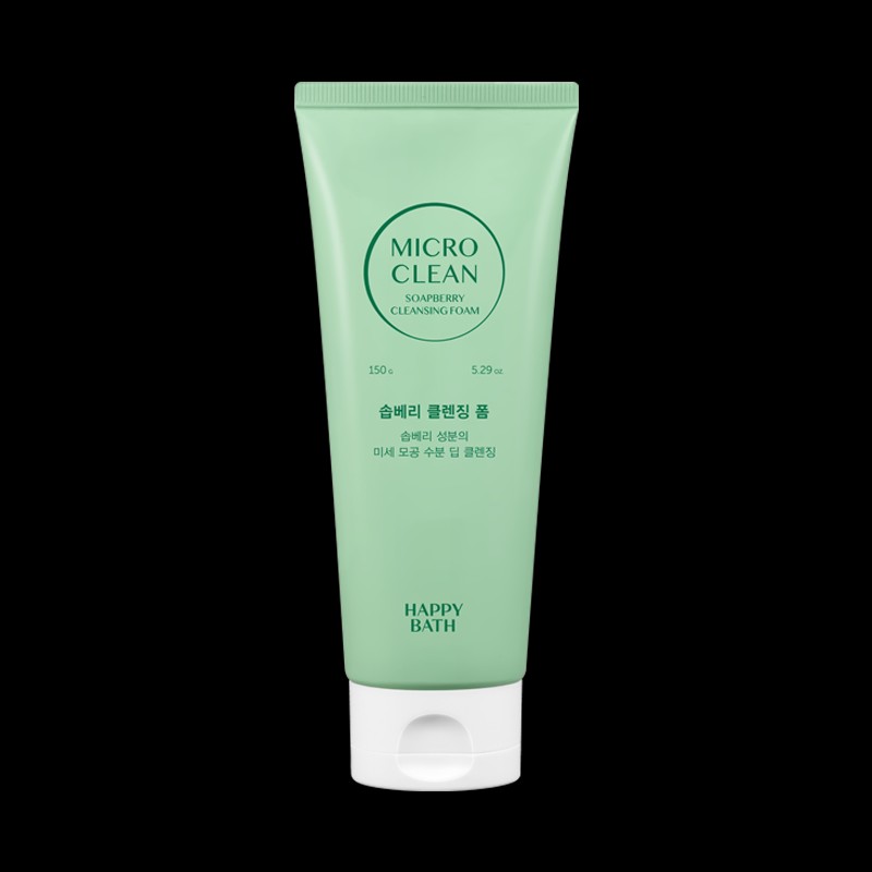 HAPPYBATH Micro Clean Soapberry Cleansing Foam 150g