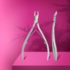 STALEKS Pro Expert NE-80-6 - Pinzas para cutículas (6 mm)
