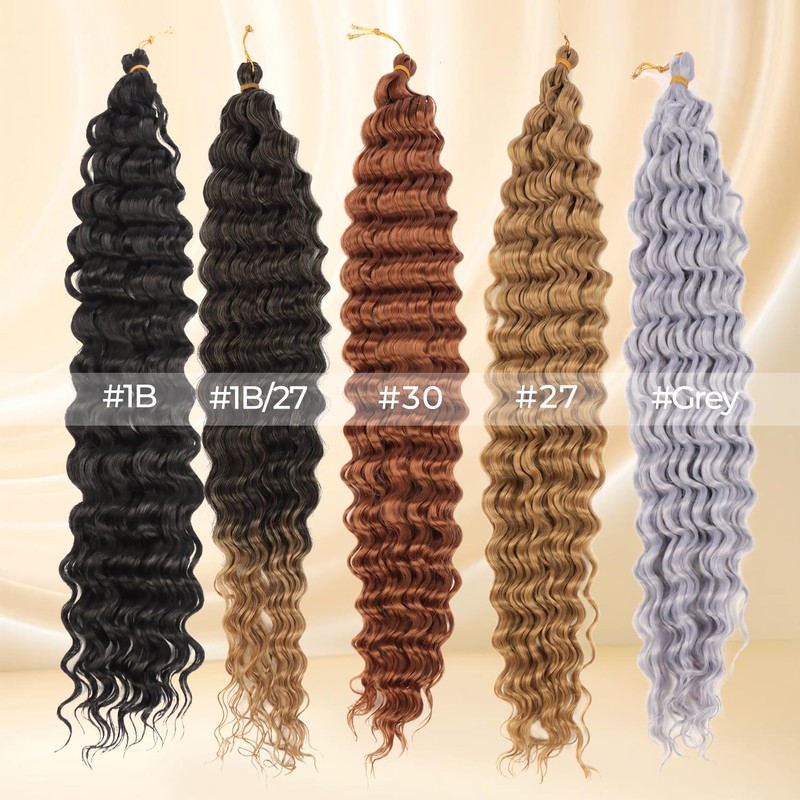 Orientfashion 30 Inch Human Braiding Hair for Boho Braids, Deep
